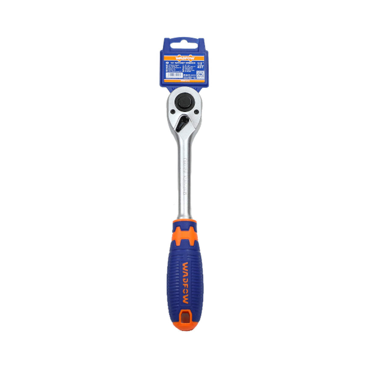 Cheie cu antrenor si clichet Wadfow, Cr-V, Cr-Mo, 1/2", lungime 260mm