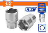 Cheie tubulara Wadfow, otel CR-V, 1/2", 23mm