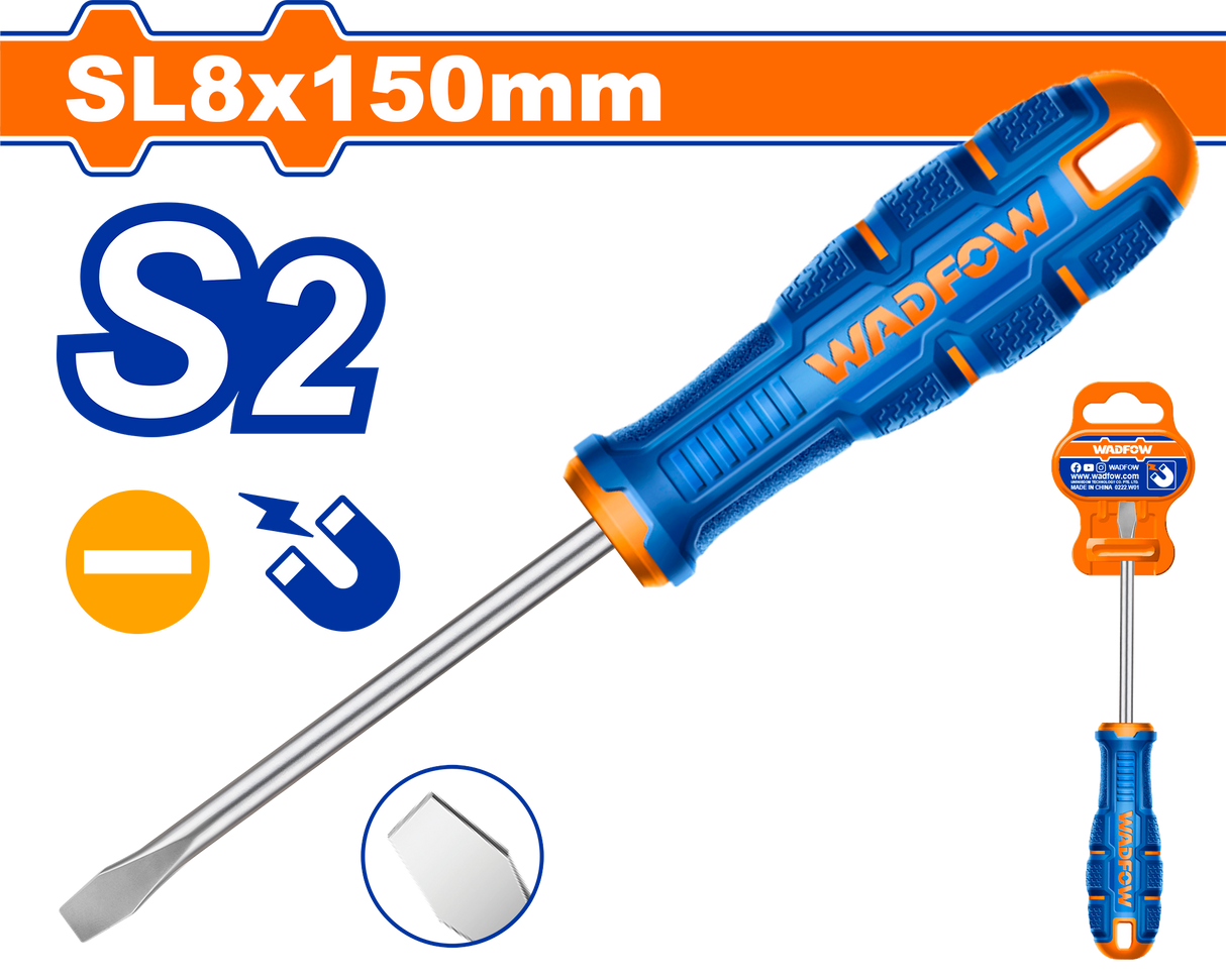 Surubelnita Wadfow, tip varf drept SL8, lungime 150mm