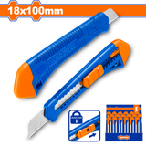 Cutter Wadfow, blocare automata, dimensiune lama 18x100mm