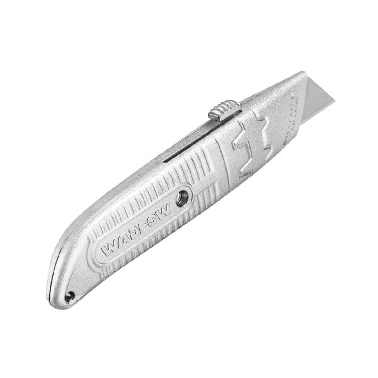 Cutter Wadfow, blocare automata, dimensiuni lama 61x19mm, gri
