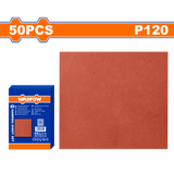 Set 50 coli smirghel pentru lemn Wadfow, 23x28cm, granulatie P120