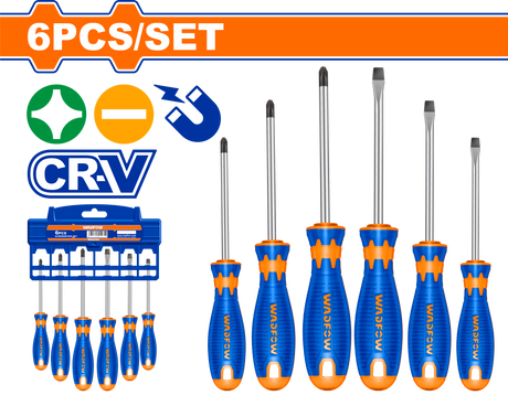 Set surubelnite Wadfow, Cr-V, 6 buc