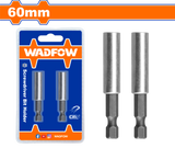 Set 2 bucati adaptor biti Wadfow, otel, 60mm