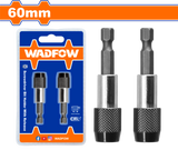 Set 2 adaptori cu eliberare rapida Wadfow, otel Cr-V, 60mm