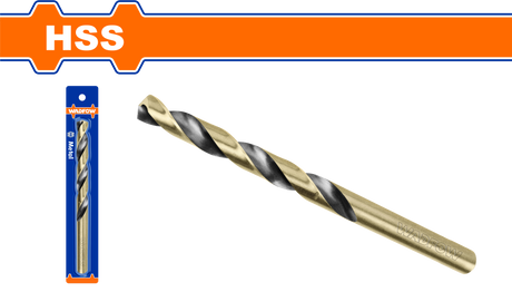 Burghiu pentru metal Wadfow, otel M2 HSS, diamentru 9mm