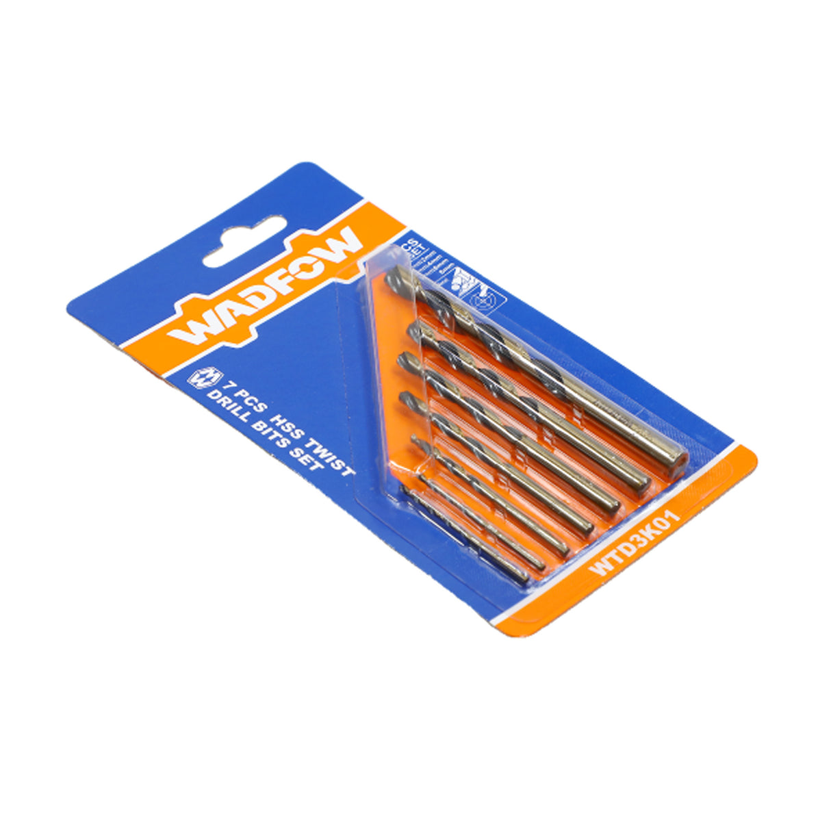 Set burghie pentru metal Wadfow, 2-8mm, 7 buc