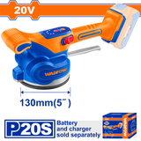Vibrator cu ventuza pentru placi ceramice WADFOW 20V – 10000 rpm, 130mm, 50kg (nu include acumulator)