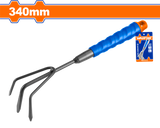Mini grebla pentru gradina Wadfow, 3 dinti, lungime 240mm, latime 100mm