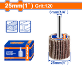 Perie smirghel Wadfow, dimensiuni 25x25x6mm, granulatie P120