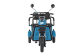 Triciclu electric Blade TRIP X2 2000 W, 25 km/h, autonomie pana la 70 km, baterie plumb- acid 72 V 20 Ah, greutate maxima 160  kg, Fara permis, albastru-negru
