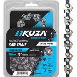 Lant pentru drujba KUZA, Lungime 16", pas 3/8" LP, grosime 050"-1.3 mm, 55 Zale, 1 lant/pachet