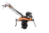 Motocultor pe benzina O'MAC MC 180, 18CP, cu roti, plug reglabil, roti metalice