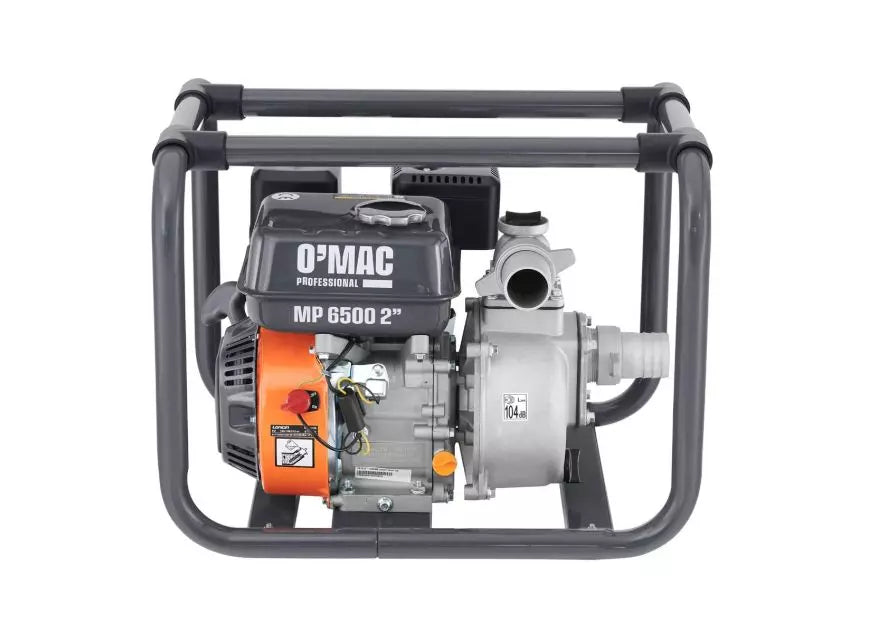 Motopompa apa O'MAC MP 6500,  2", 6.5CP, 196cc, 30000 l/h
