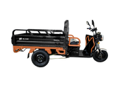 Triciclu Cargo electric BLADE Sprint 3.0 - 2000W, 25 km/h, autonomie pana la 70 km, baterie plumb-acid 72V 45Ah, capacitate maxima 600 kg, fara permis, culoare negru+portocaliu