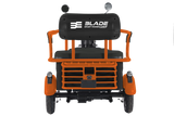 Triciclu electric Blade TRIP X2 2000 W, 25 km/h, autonomie pana la 70 km, baterie plumb- acid 72 V 20 Ah, greutate maxima 160  kg, Fara permis, negru-portocaliu