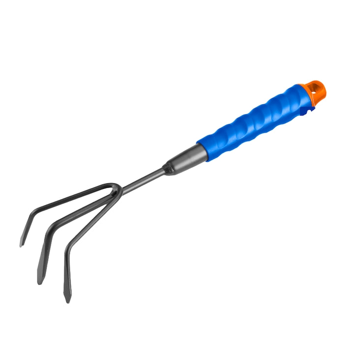 Mini grebla pentru gradina Wadfow, 3 dinti, lungime 240mm, latime 100mm