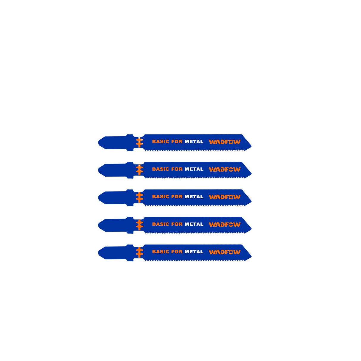 Set 5 lame fierastrau pendular pentru metal Wadfow, 50mm, 12TPI