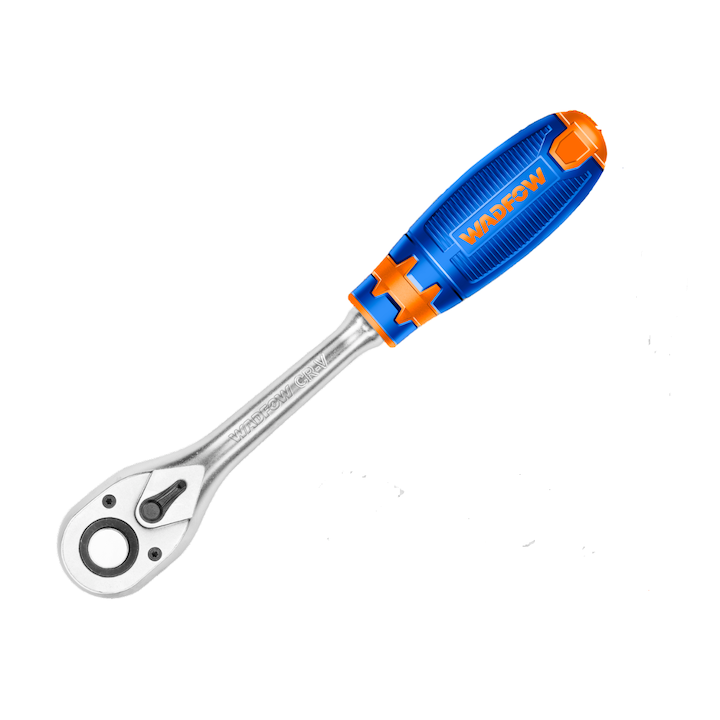 Cheie antrenor cu clichet Wadfow, Cr-V, Cr-Mo, 1/4", lungime 158mm