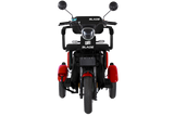 Triciclu electric persoane BLADE VIVA 14, 1200W, 60V 20Ah, 25 km/h, fara permis, autonomie 50 km, rosu-negru