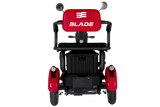 Triciclu electric persoane BLADE VIVA 14, 1200W, 60V 20Ah, 25 km/h, fara permis, autonomie 50 km, rosu-negru