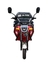 Triciclu Cargo electric BLADE Active R6 1300W, 25 km/h, autonomie pana la 50 km, baterie plumb-acid 72 V/20 Ah, capacitate maxima 500 kg, fara permis, culoare rosu