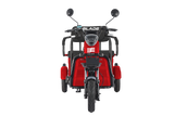 Triciclu electric Blade TRIP X2 2000 W, 25 km/h, autonomie pana la 70 km, baterie plumb- acid 72 V 20 Ah, greutate maxima 160  kg, Fara permis, rosu-negru